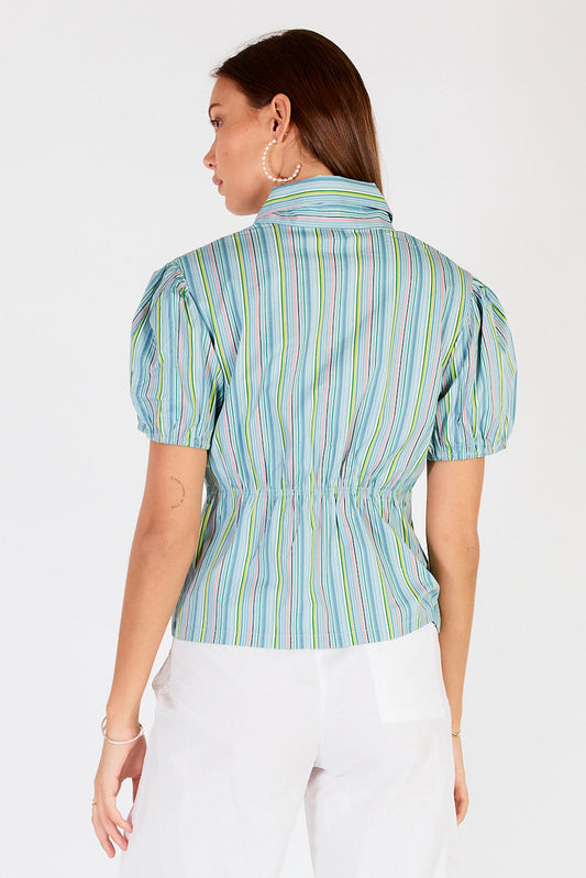 Cowgirl Surfer Pastille Top (Blue)