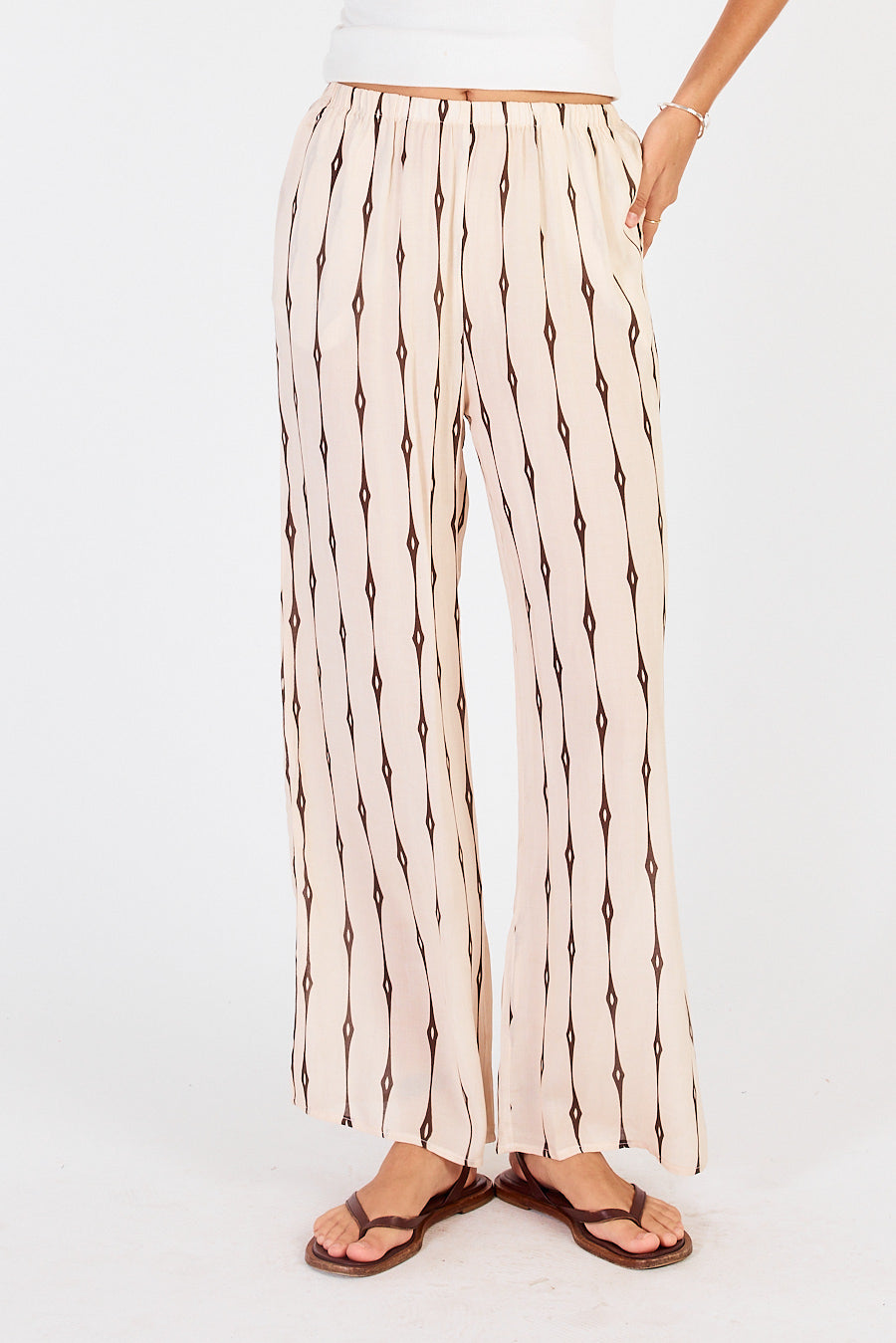 Cowgirl Surfer Taccia Pant (Cream)
