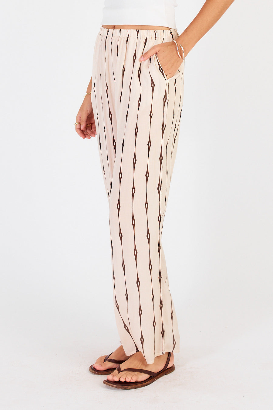 Cowgirl Surfer Taccia Pant (Cream)