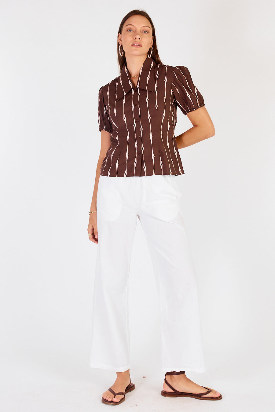 Cowgirl Surfer Taccia Top (Chocolate)