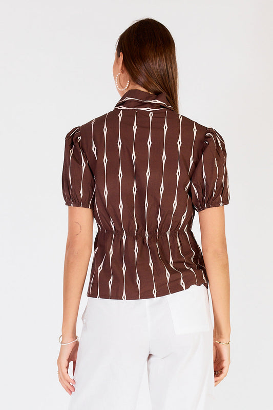 Cowgirl Surfer Taccia Top (Chocolate)