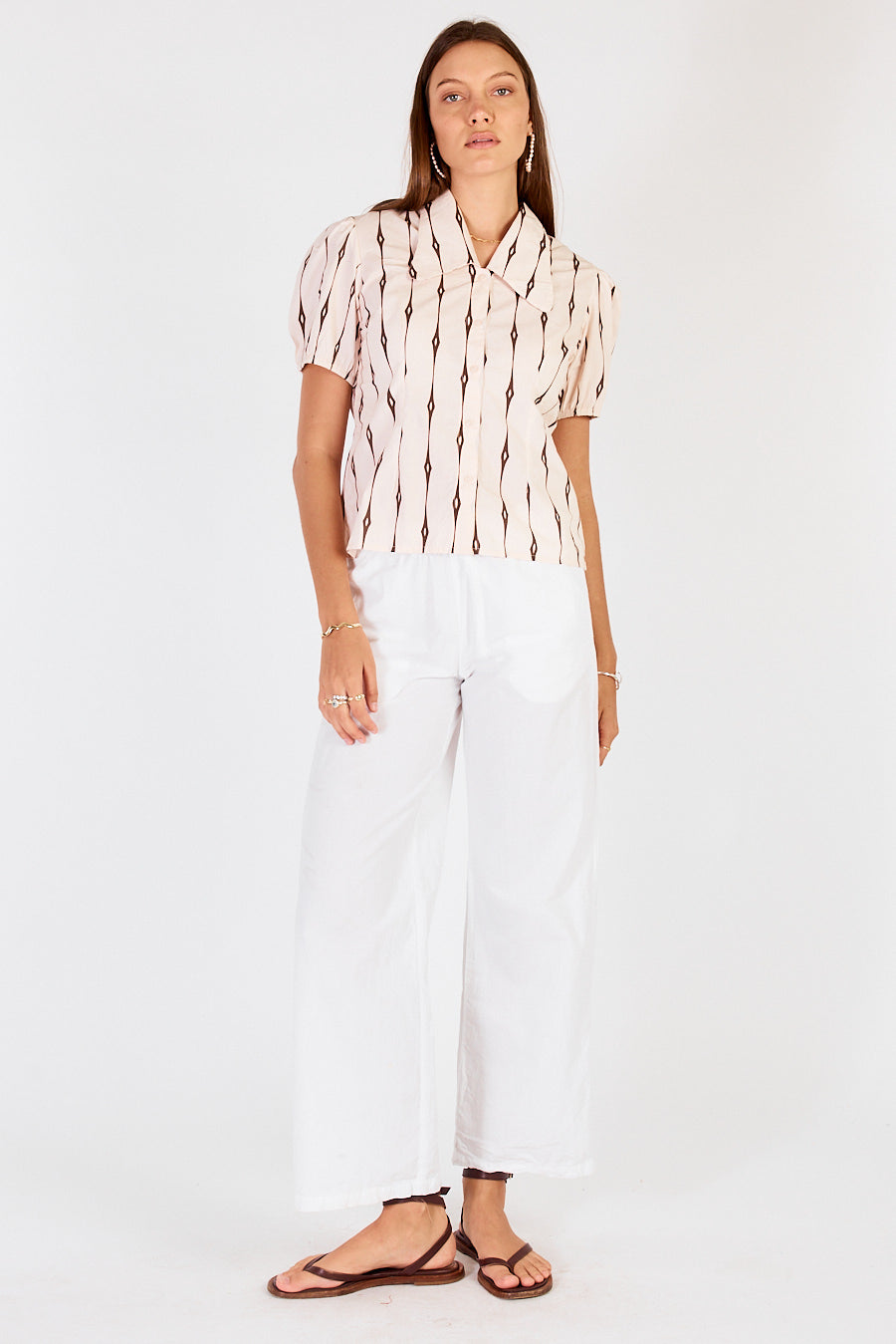 Cowgirl Surfer Taccia Top (Cream)