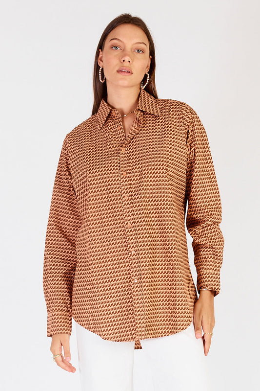 Cowgirl Surfer Torus Shirt (Chocolate)