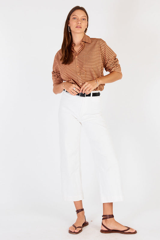 Image of Shirts. Productname: Cowgirl Surfer Torus Shirt Chocolate in Chocolate colour by brand - Cowgirl Surfer