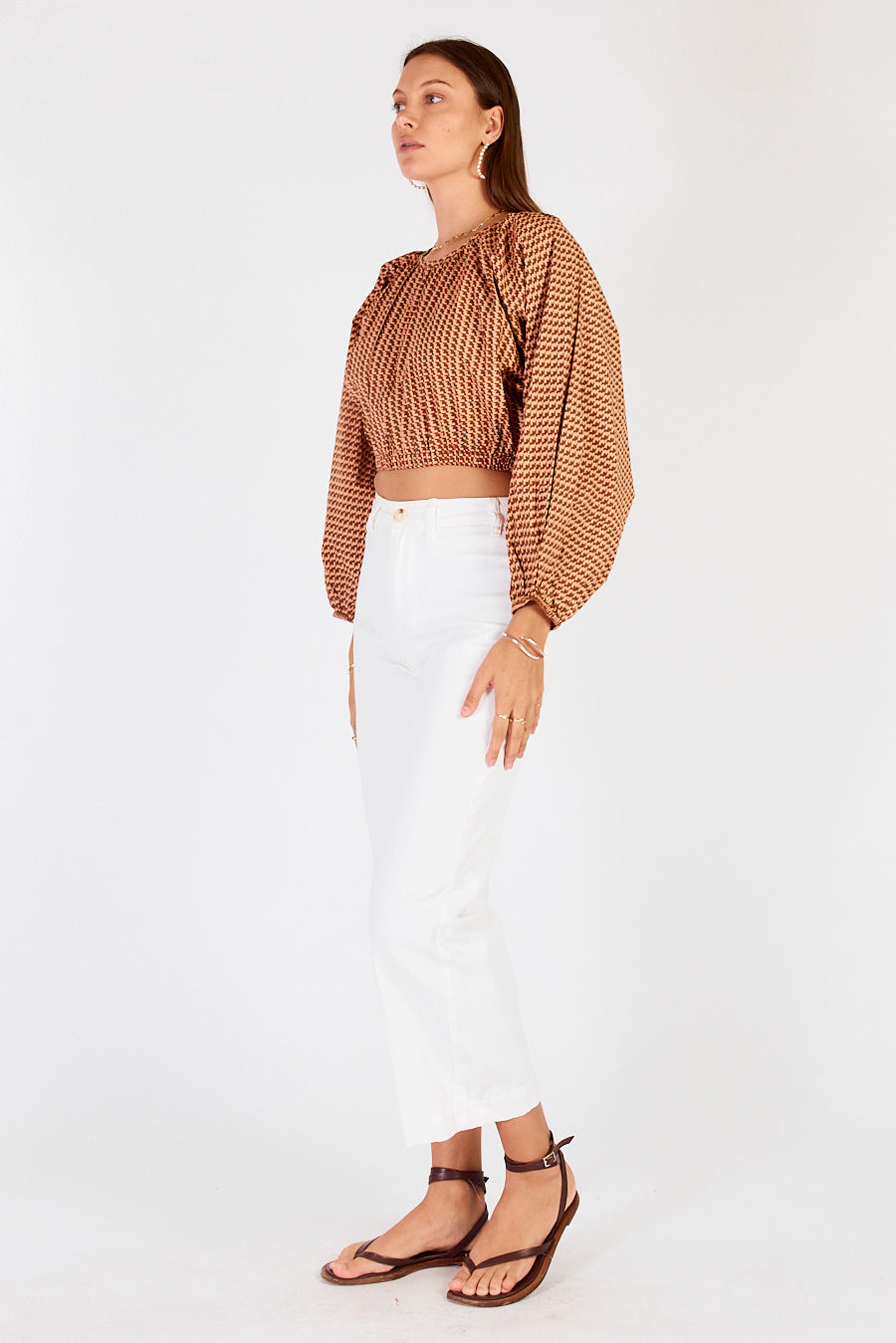 Cowgirl Surfer Torus Top (Chocolate)