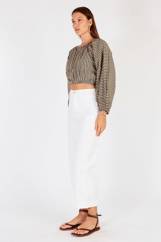 Cowgirl Surfer Torus Top (Green)