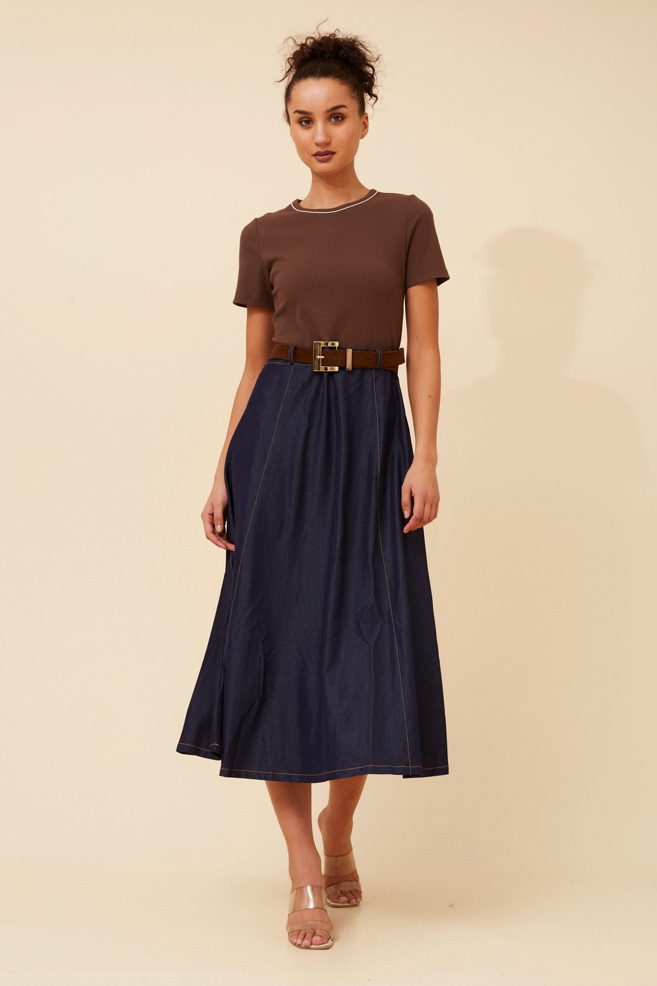 HARLINA MAXI DRESS (Chocolate)