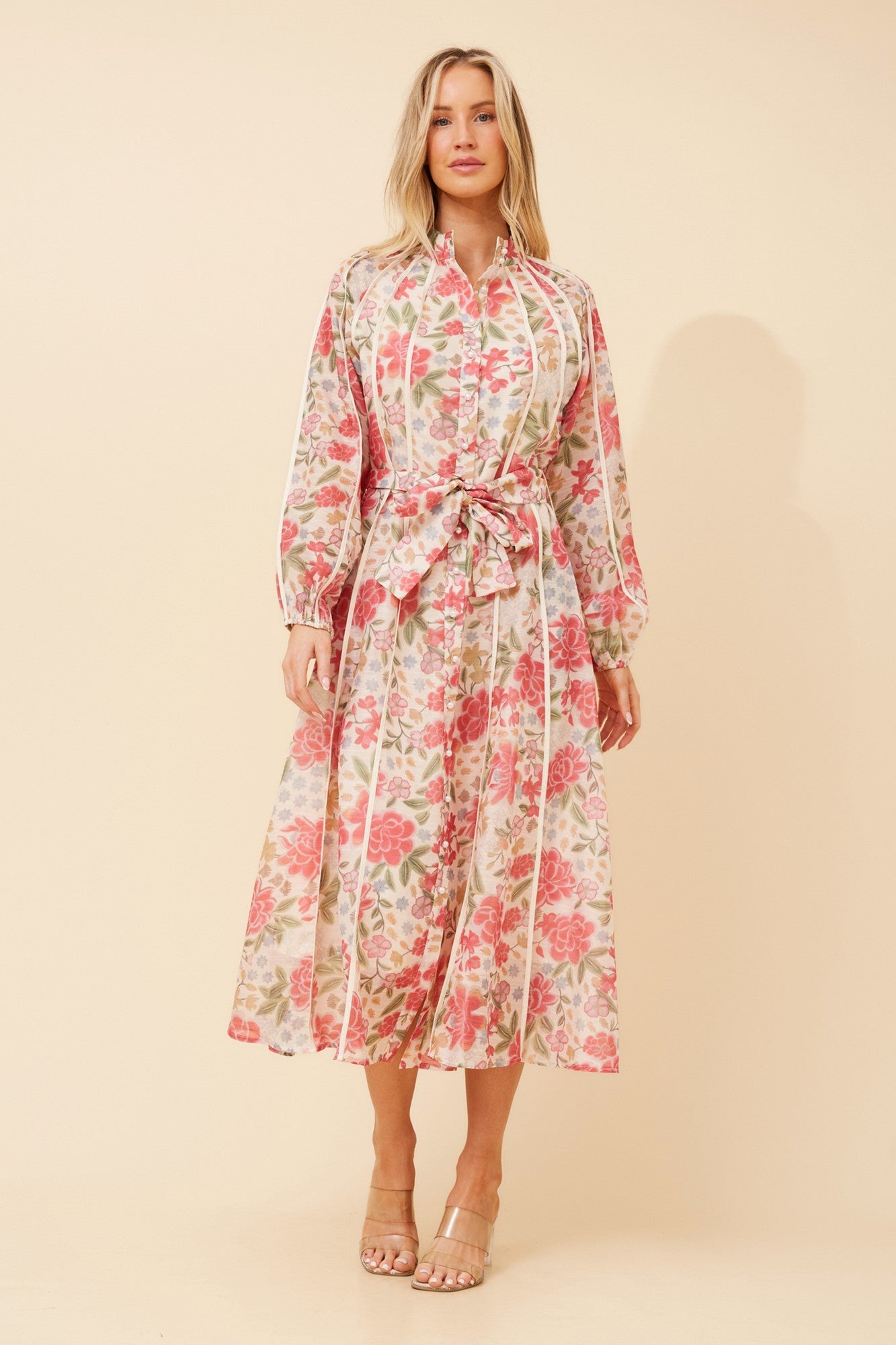 WYNTER FLORAL MAXI DRESS (Multi Pink)