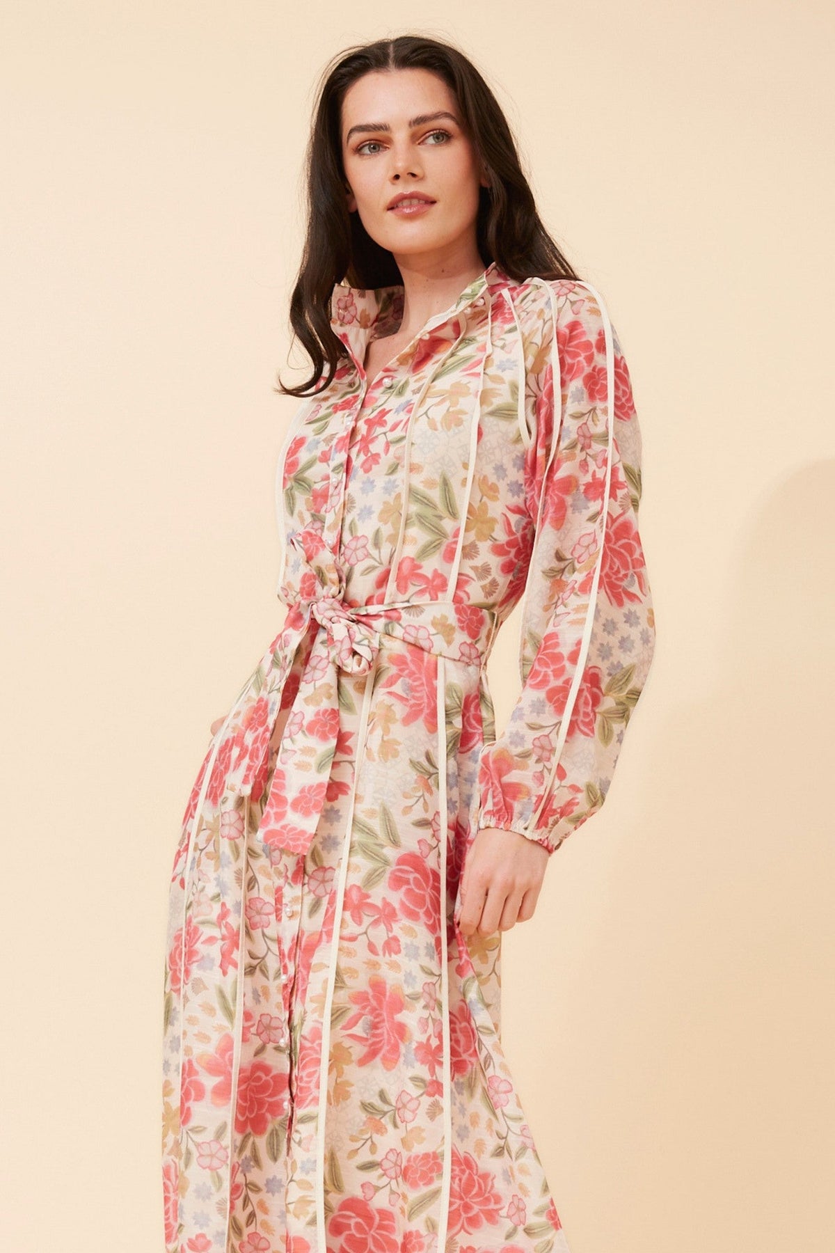WYNTER FLORAL MAXI DRESS (Multi Pink)