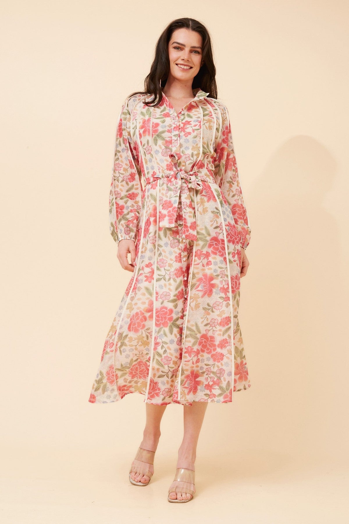 WYNTER FLORAL MAXI DRESS (Multi Pink)