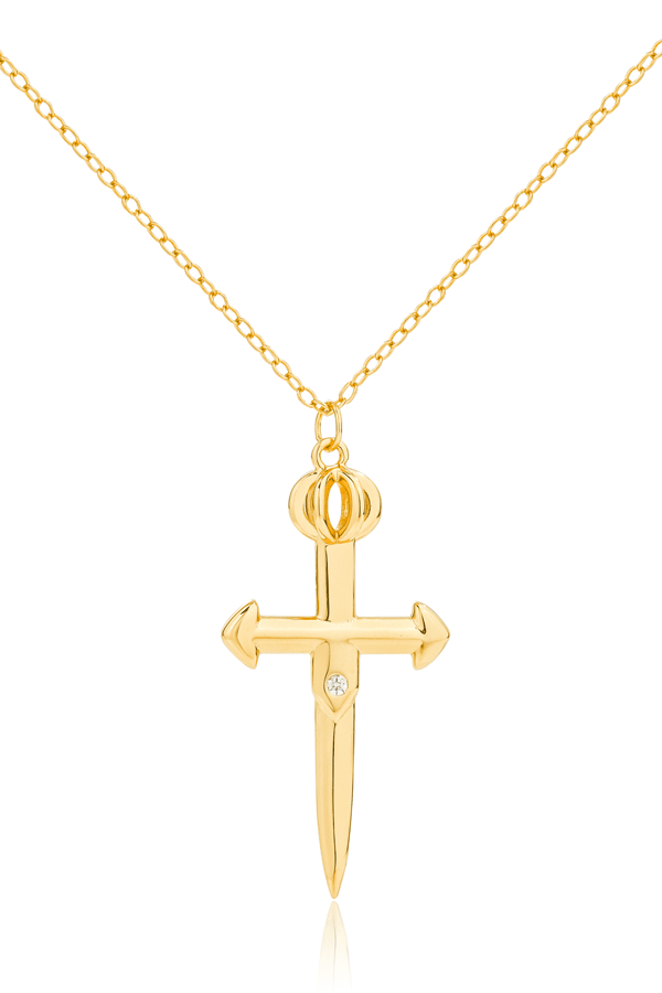 Image of Necklaces. Productname: Jewel Citizen | Dagger Necklace Gold in Gold colour by brand - Jewellery
