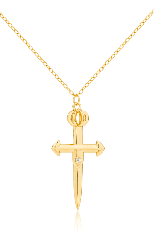 Image of Necklaces. Productname: Jewel Citizen | Dagger Necklace Gold in Gold colour by brand - Jewellery