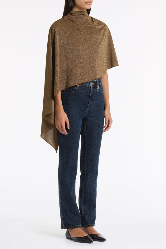 Carla Zampatti Dark Indigo Denim Straight Leg Jean (Blue)