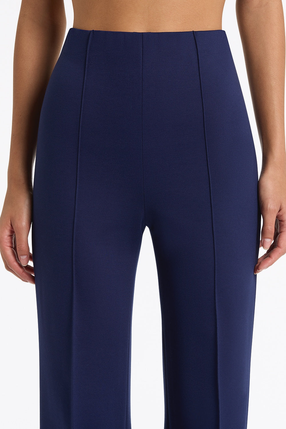 Carla Zampatti Deep Ponte Wide Leg Pant (Blue)