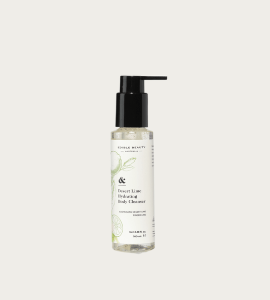 Image of Perfumes & Colognes. Product name - & Desert Lime Hydrating Body Cleanser 100mL in colour by brand - Edible Beauty