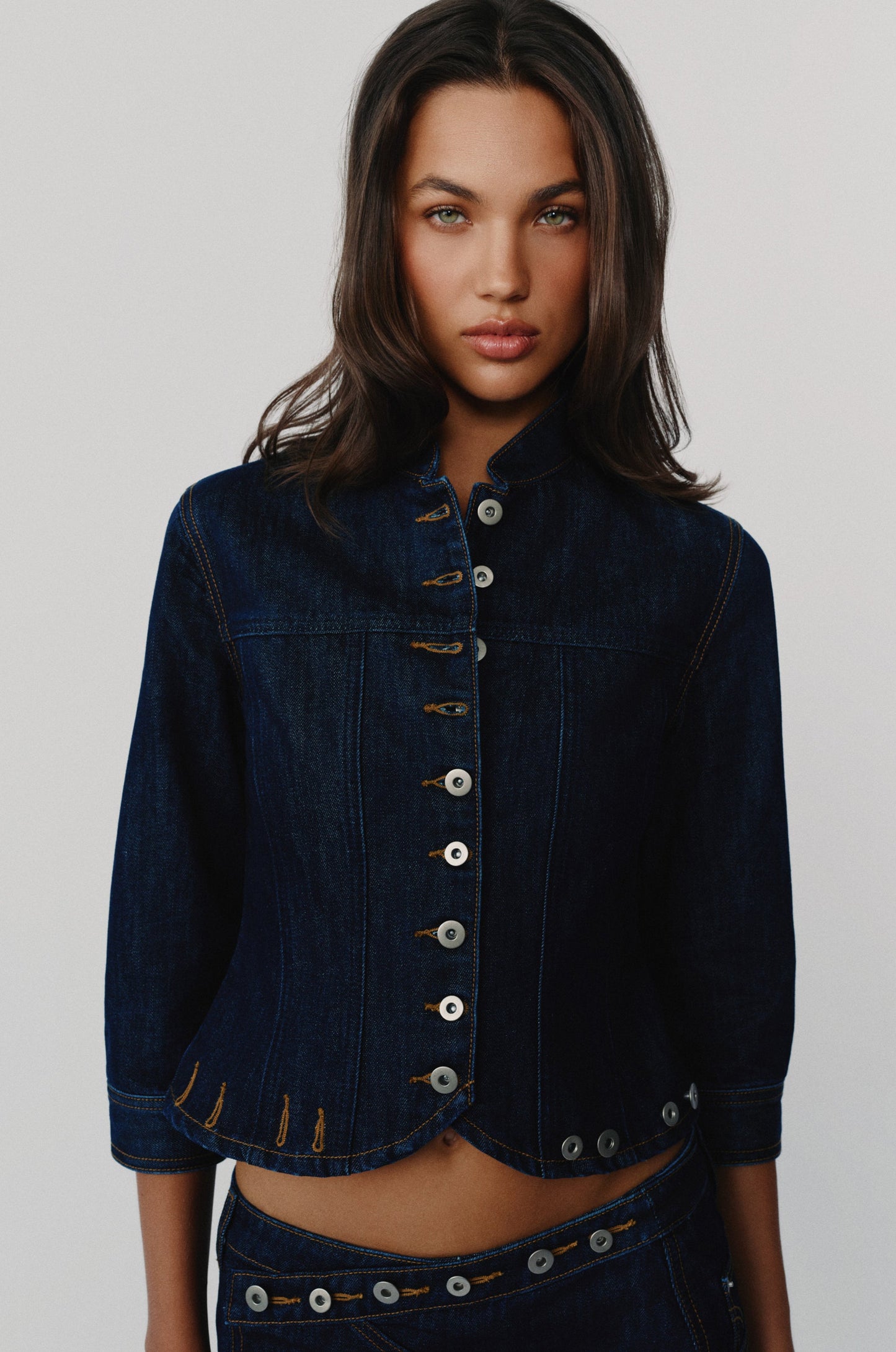 Drew Jacket (Indigo Blue)