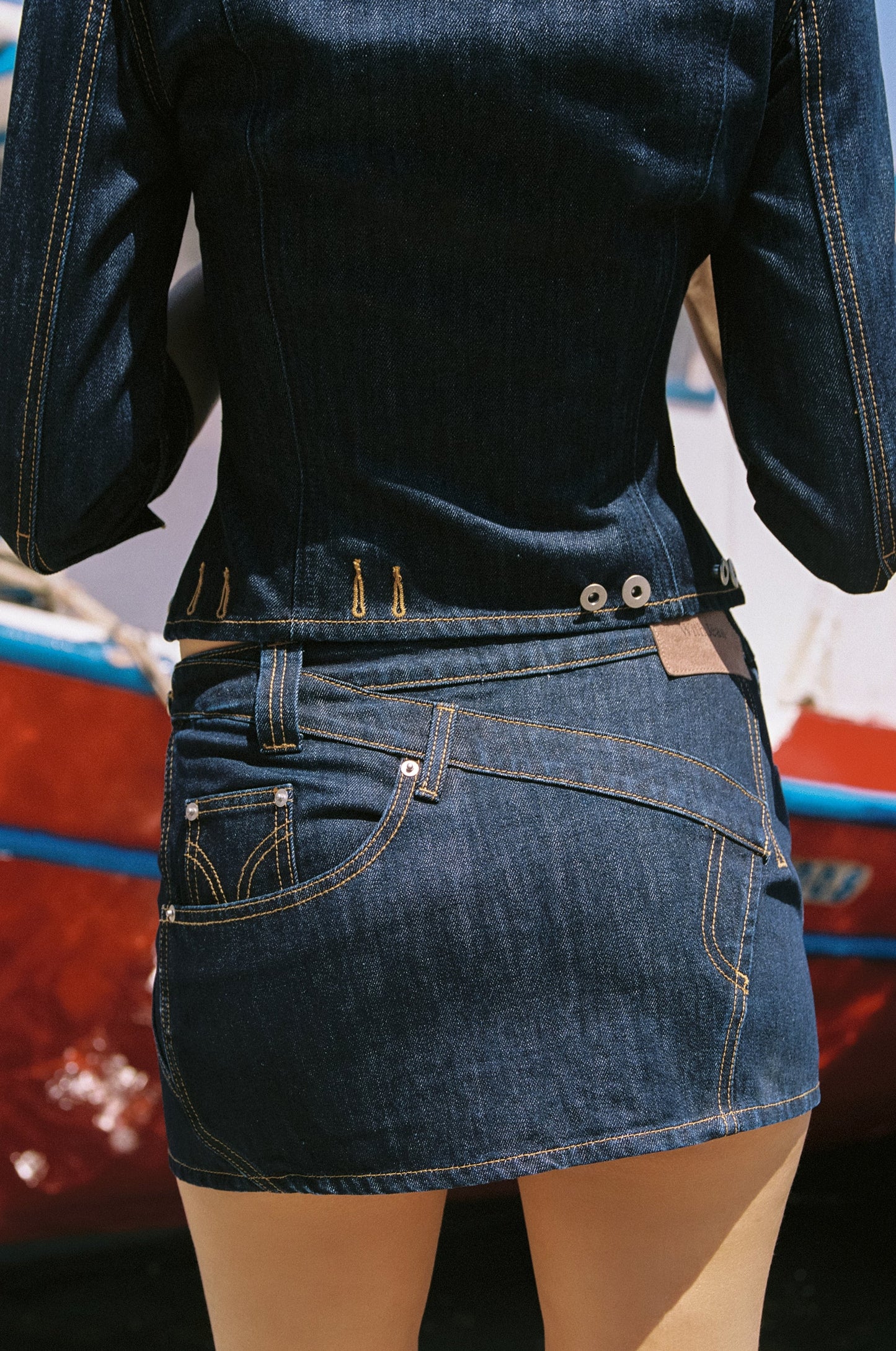 Drew Skirt (Indigo Blue)