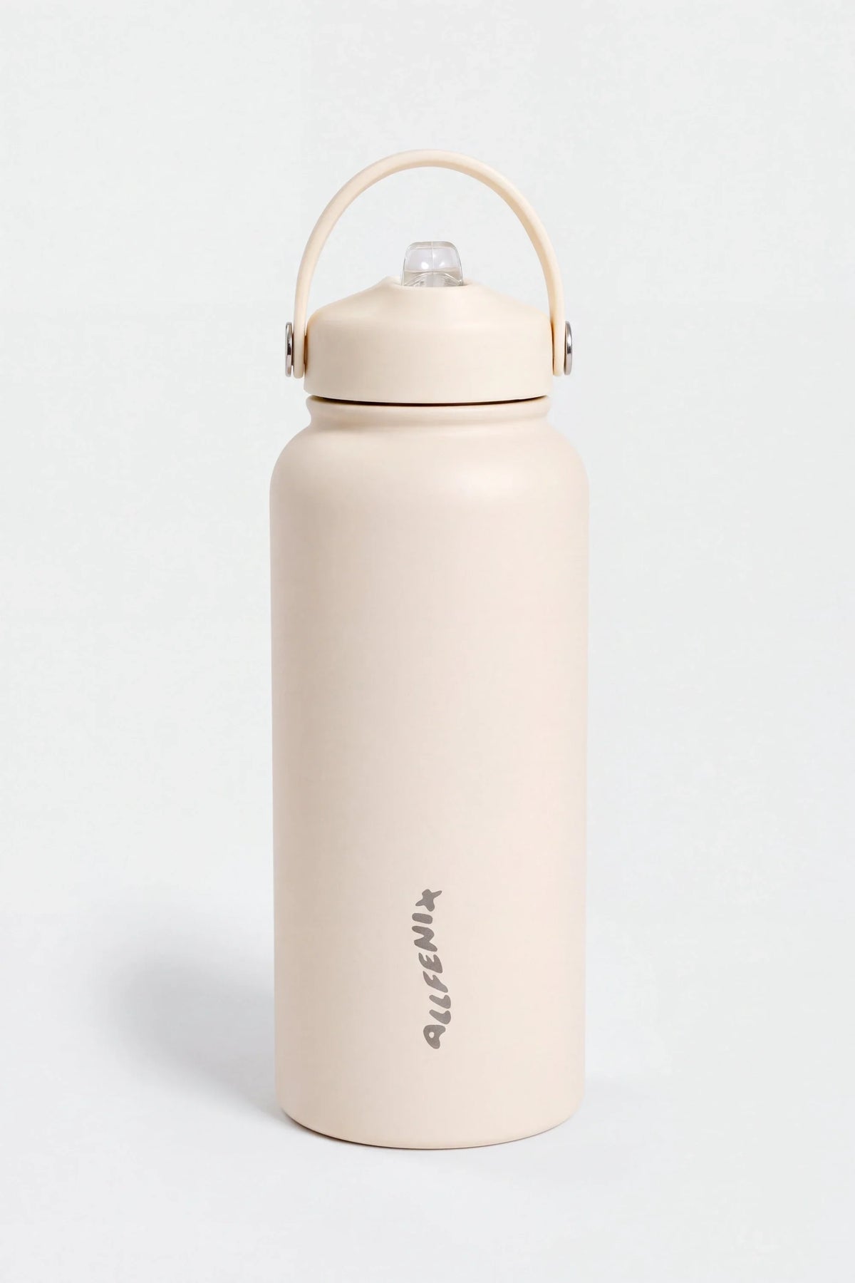 Image of Water Bottles. Product name - ALLFENIX 1L Water Bottle in Bone colour by brand - All Fenix