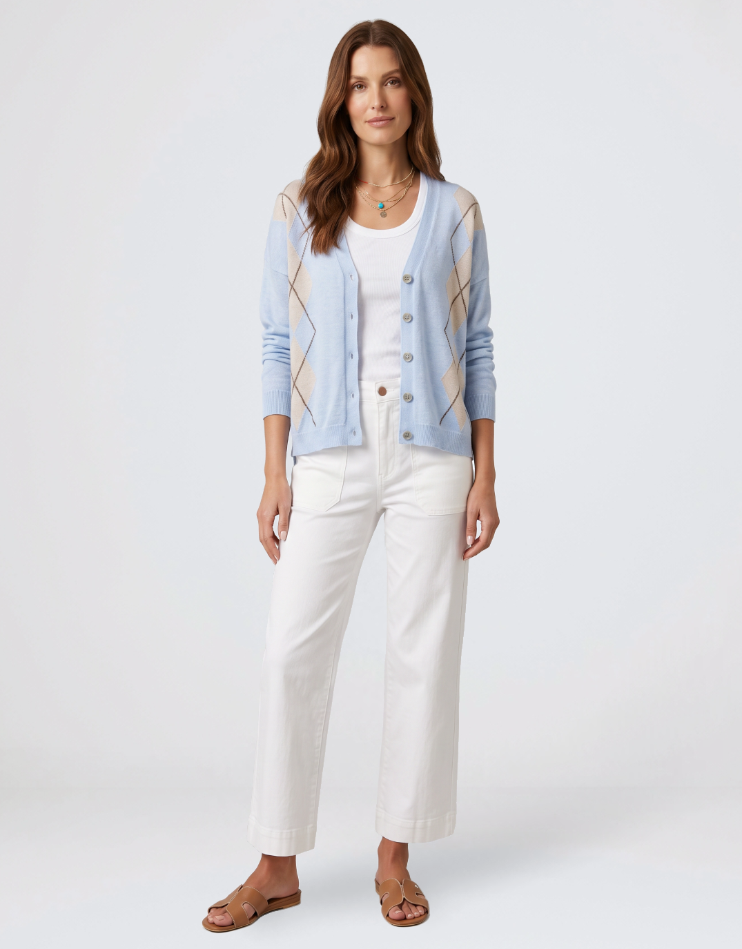Italian Star Driver Cardi (Blue)