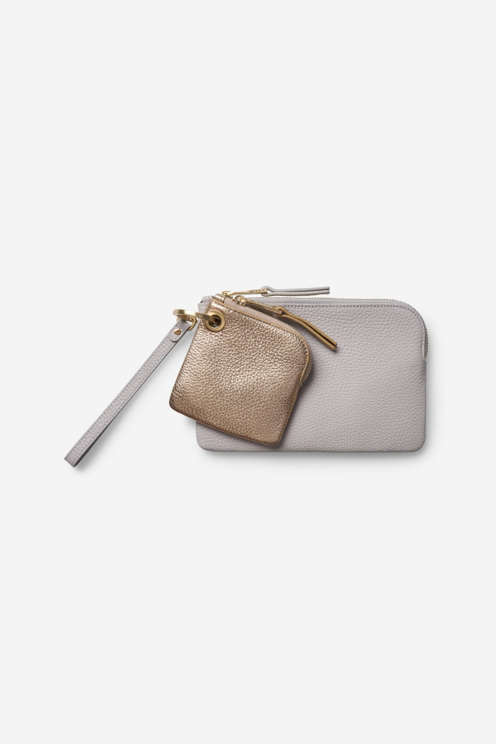 KINNON EADIE CLUTCH DOVE /GOLD (Grey)