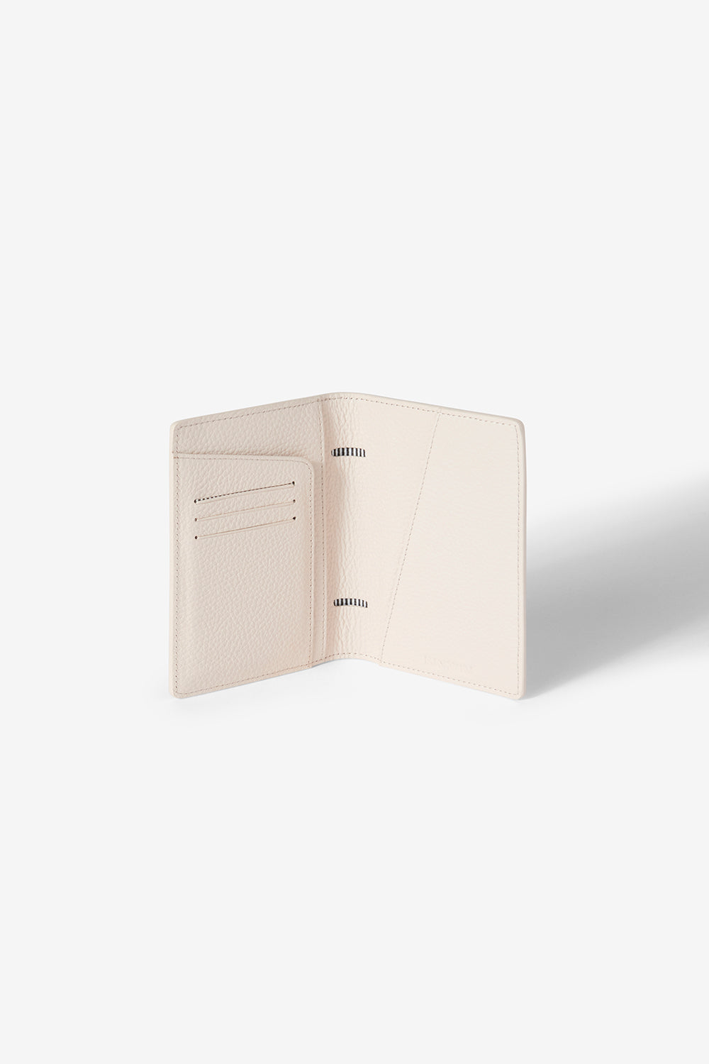 Image of Badge & Pass Holders. Product name - EARLE PASSPORT HOLDER DUNE in Dune colour by brand - KINNON