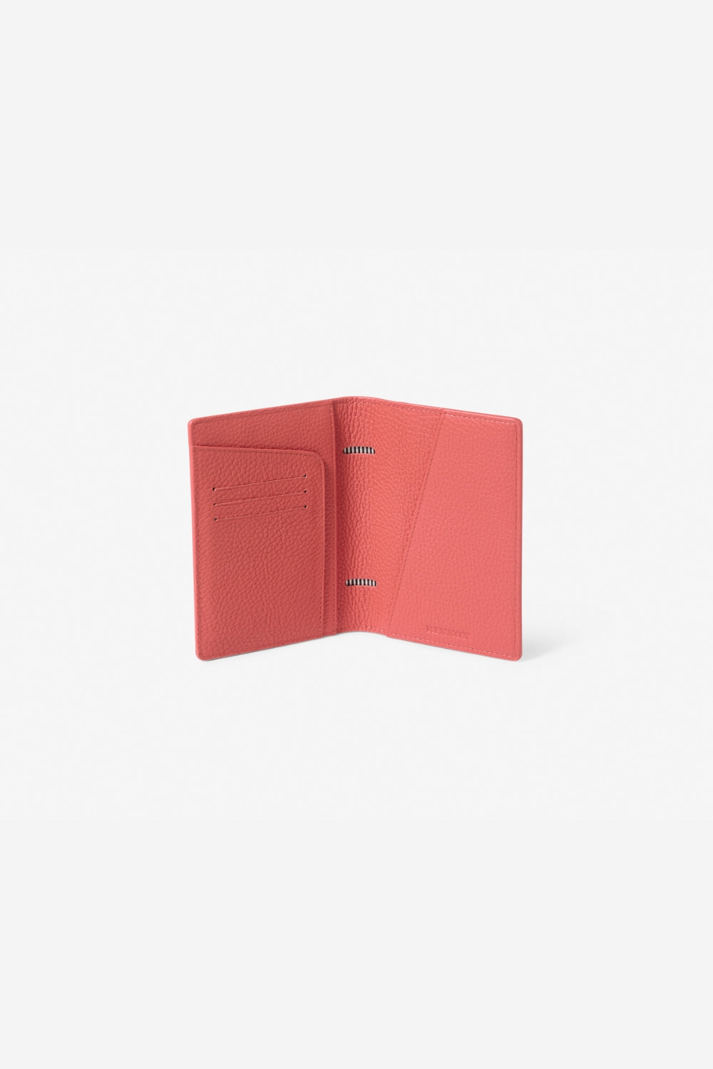 Image of Badge & Pass Holders. Product name - EARLE PASSPORT HOLDER MELON in Melon colour by brand - KINNON