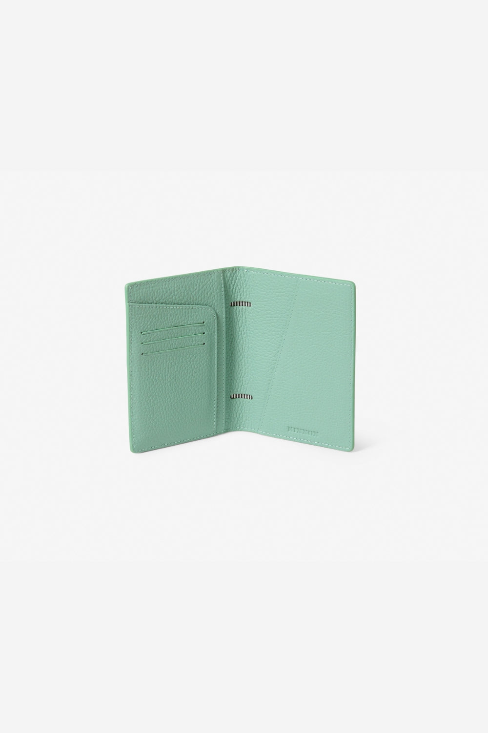 Image of Badge & Pass Holders. Product name - EARLE PASSPORT HOLDER MIST in Mist colour by brand - KINNON