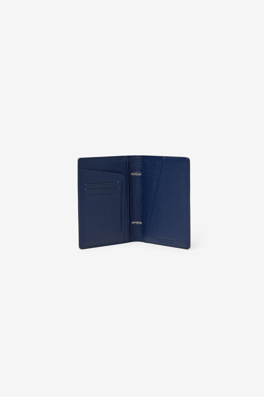 Image of Badge & Pass Holders. Product name - EARLE PASSPORT HOLDER NAVY in Navy colour by brand - KINNON