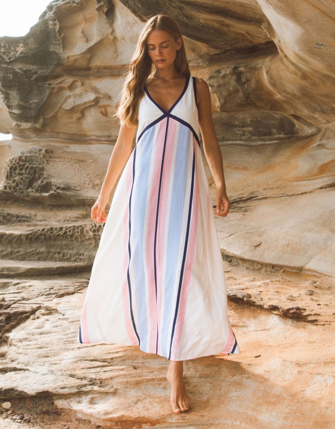 Ebby and I Clarabelle Maxi Dress (Multi)