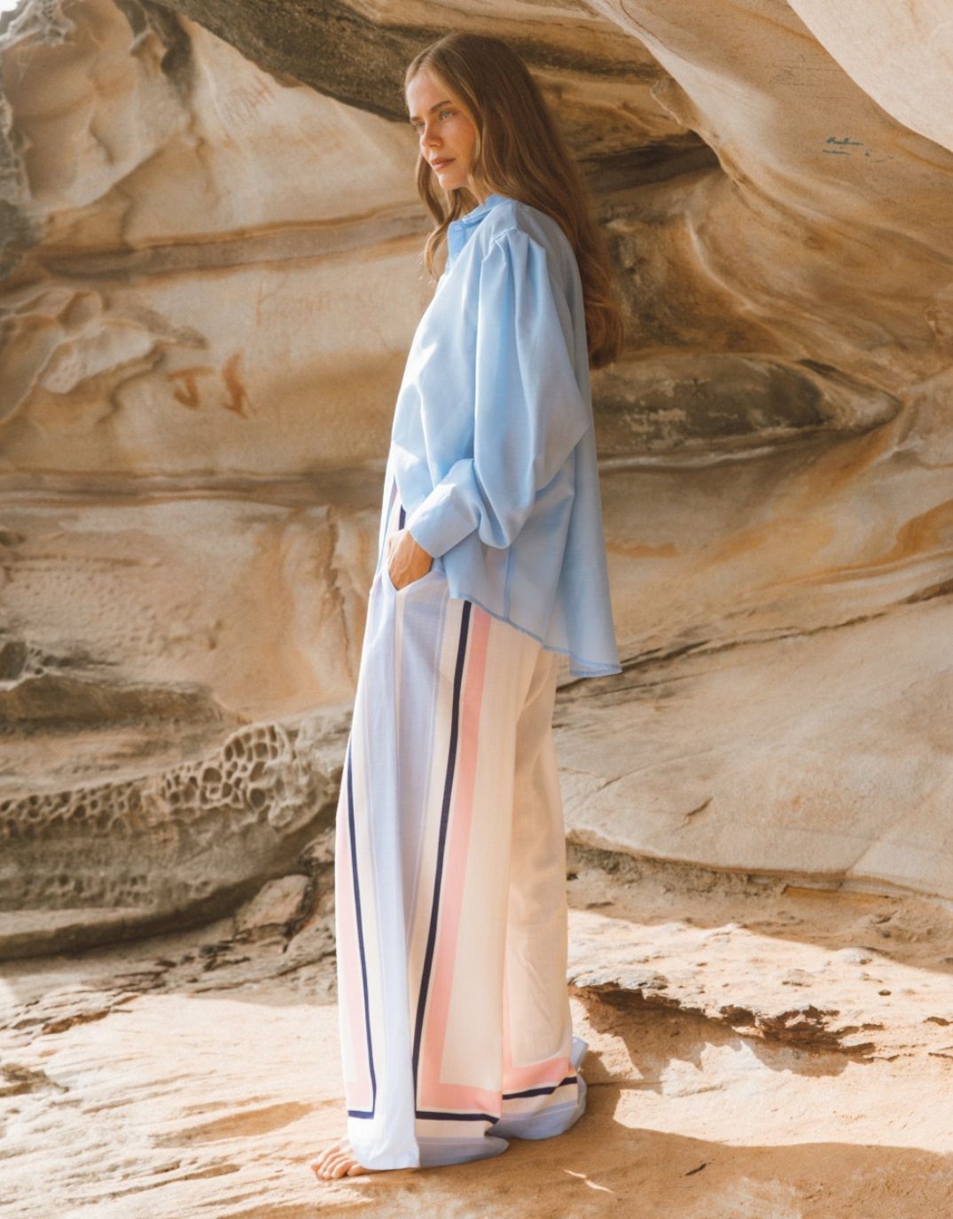 Ebby and I Clarabelle Wide Leg Pant (Multi)