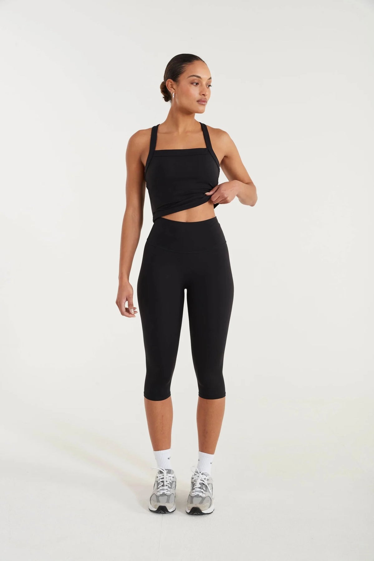 ALLFENIX CloudCore Capri Legging (Black)