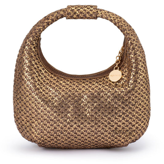 Olga Berg EDEN Woven Hobo (Bronze)