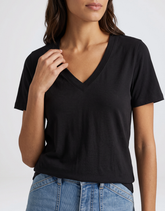White & Co. The Edit Tee (Black)