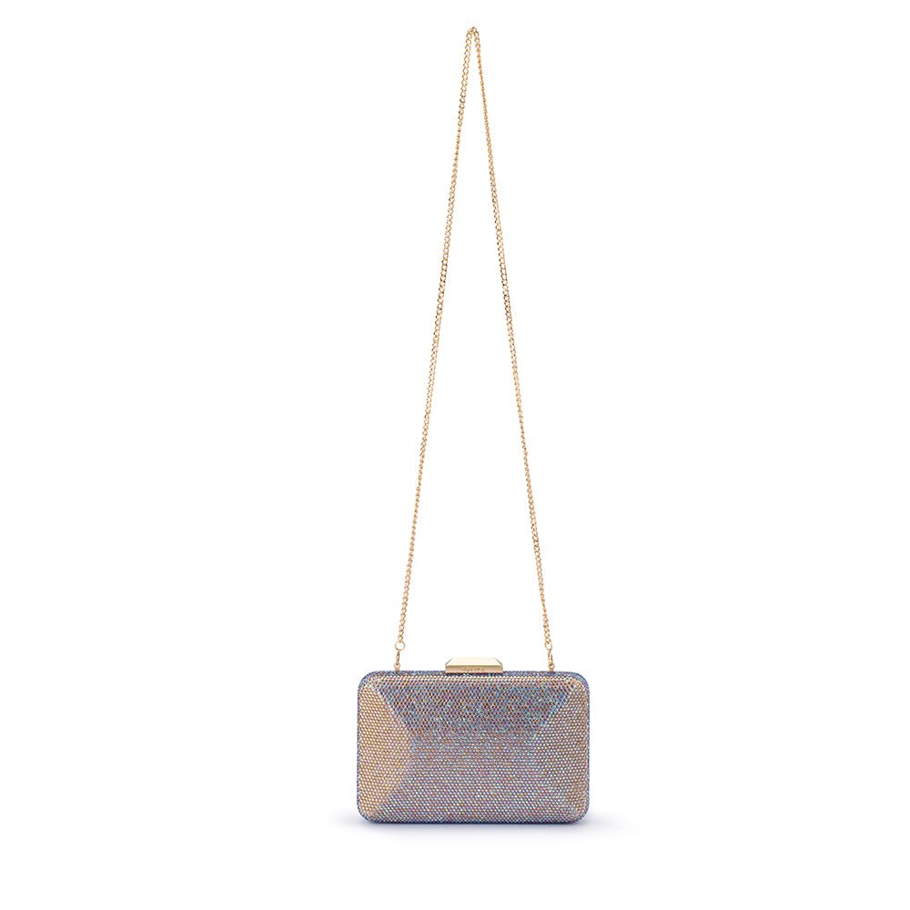 Olga Berg EDITH Iridescent Clutch (Pastel)