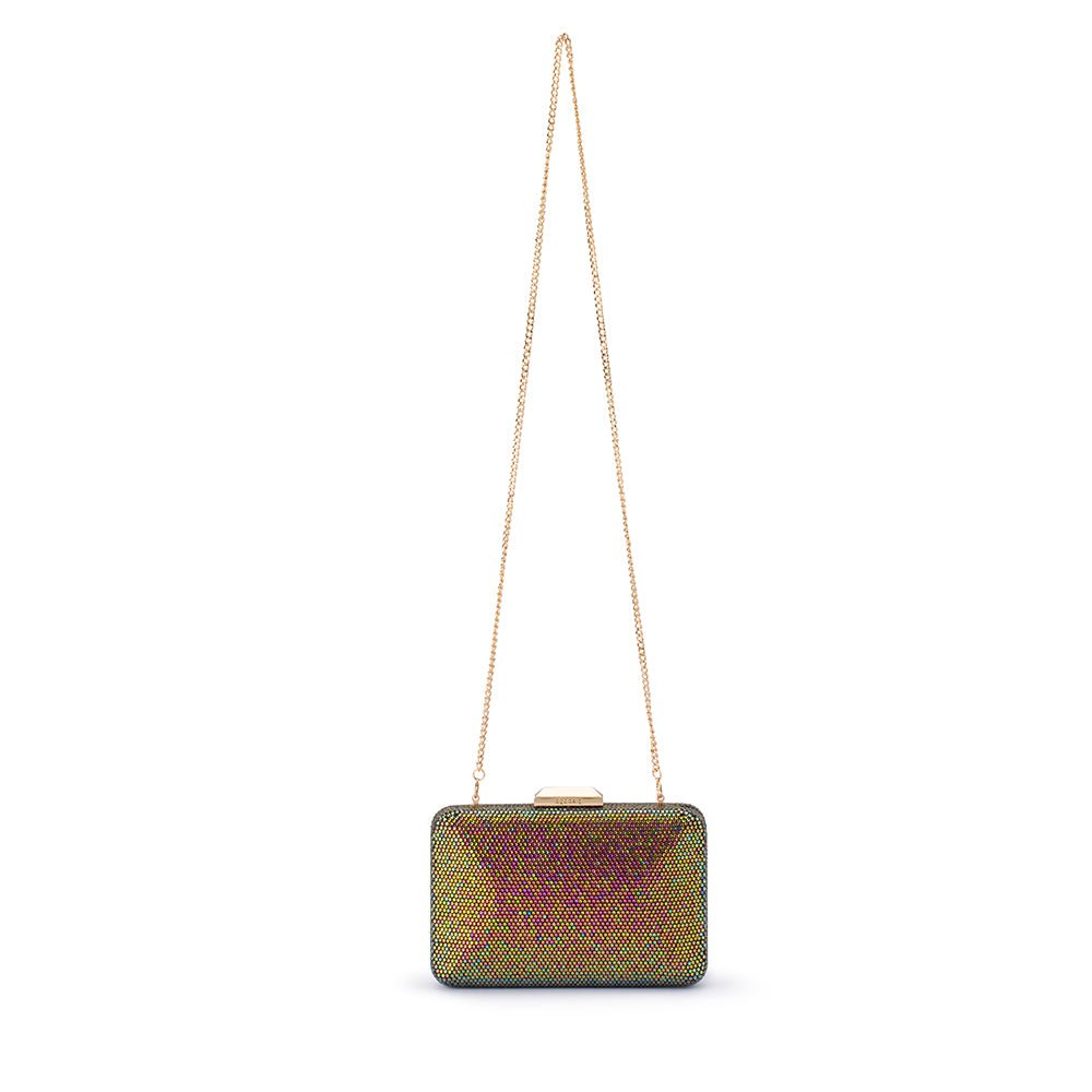 Olga Berg EDITH Iridescent Clutch (Multi)