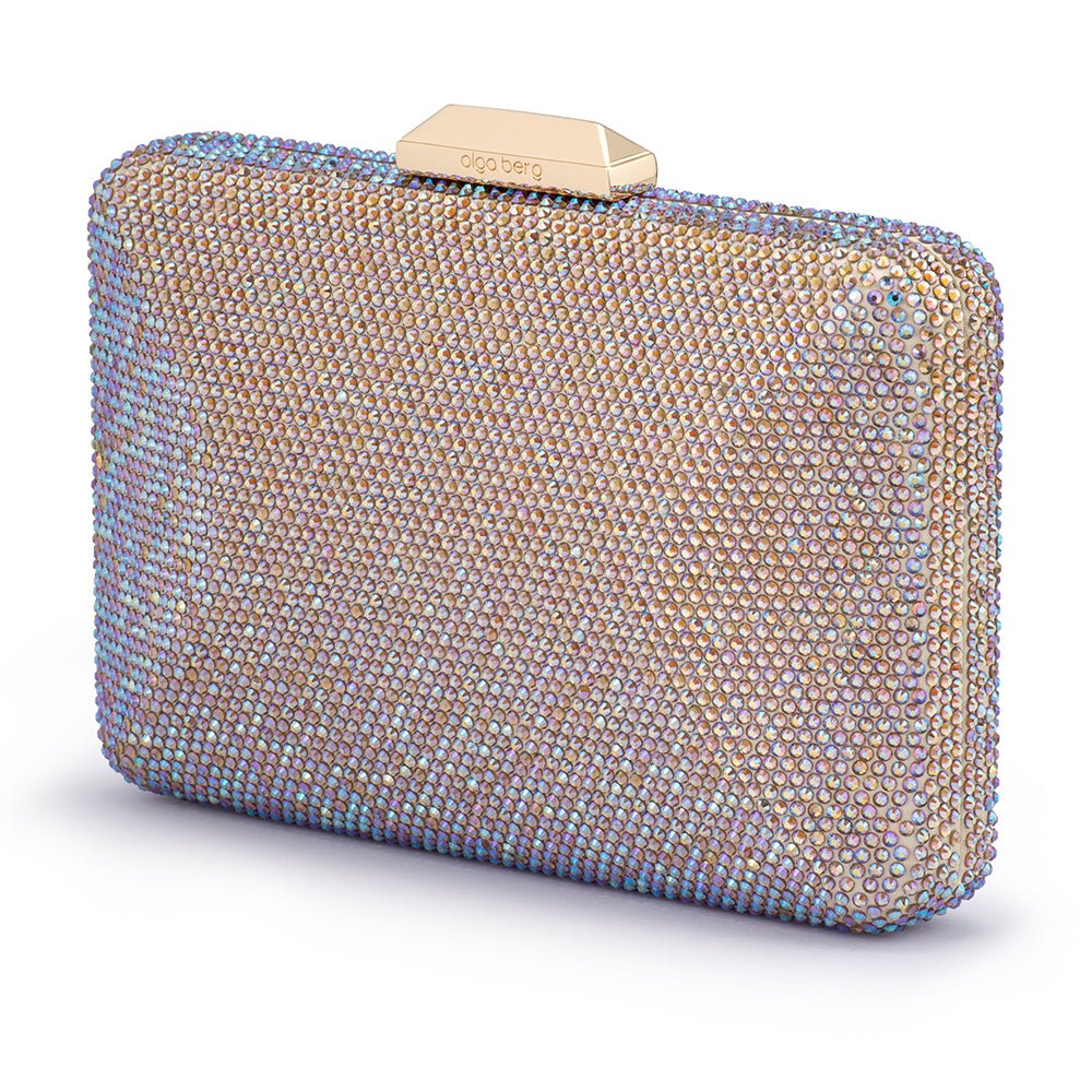 Olga Berg EDITH Iridescent Clutch (Pastel)