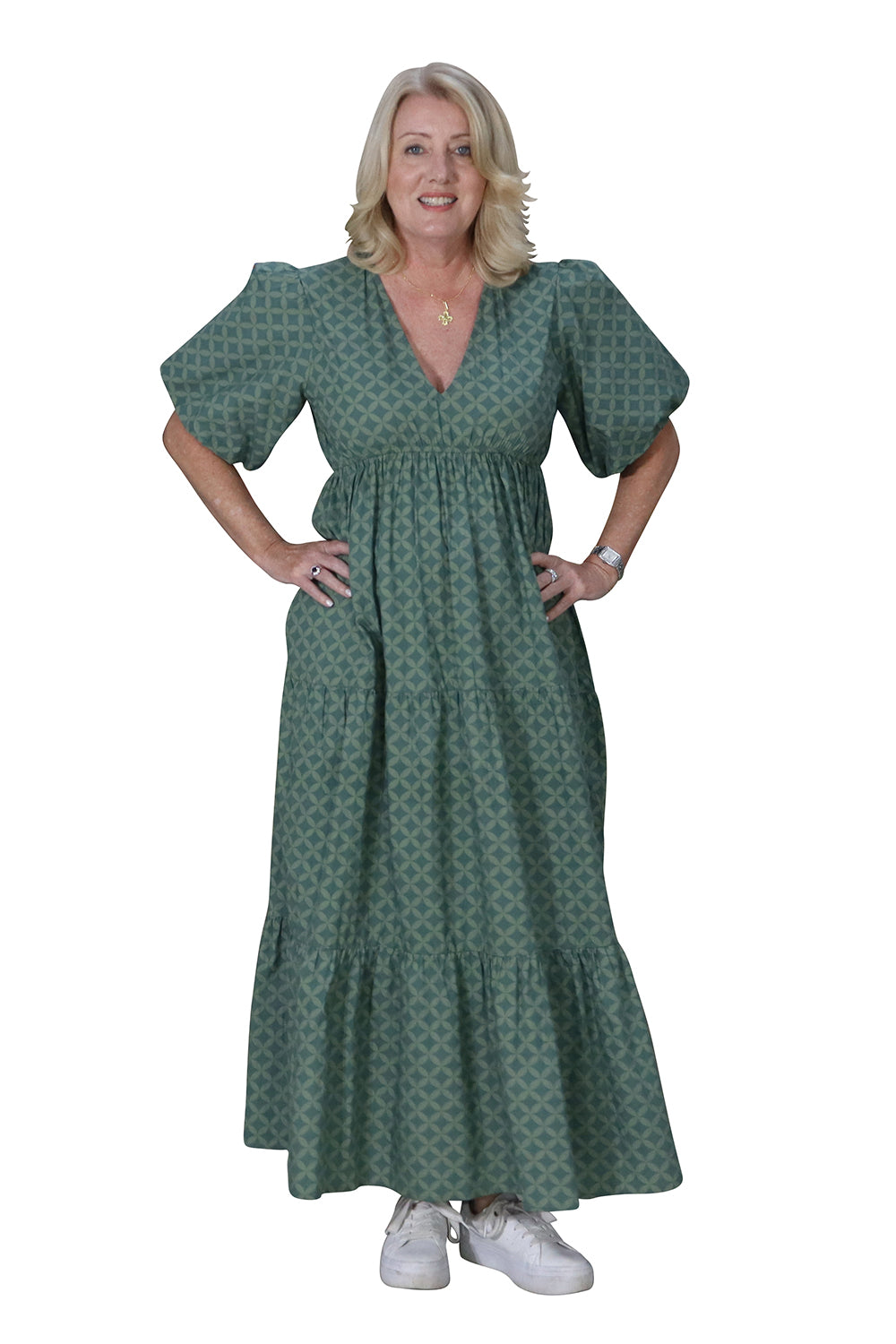 Division Itami Elda Dress Lester (Olive)