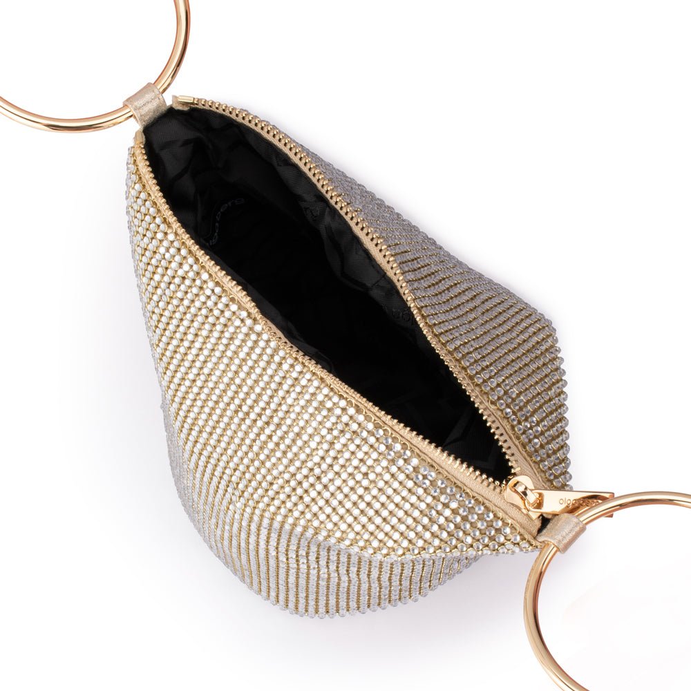 Olga Berg ELLIE Crystal Mesh Handle (Bag)