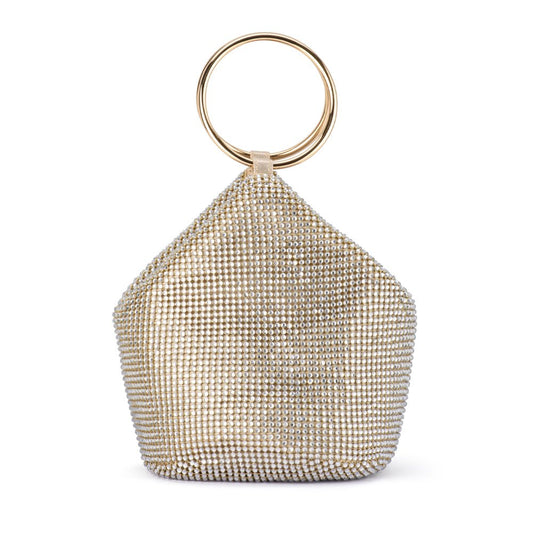Image of Bags. Productname: ELLIE Crystal Mesh Handle Bag in Bag colour by brand - Olga Berg