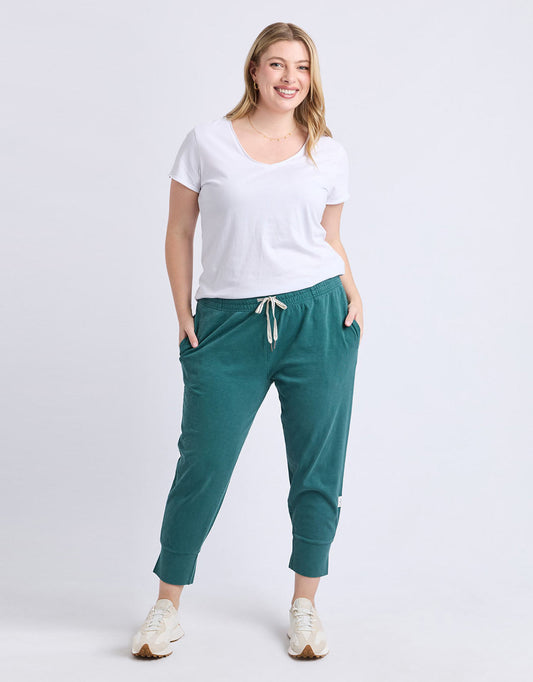 Elm 3/4 Brunch Pant (Teal)