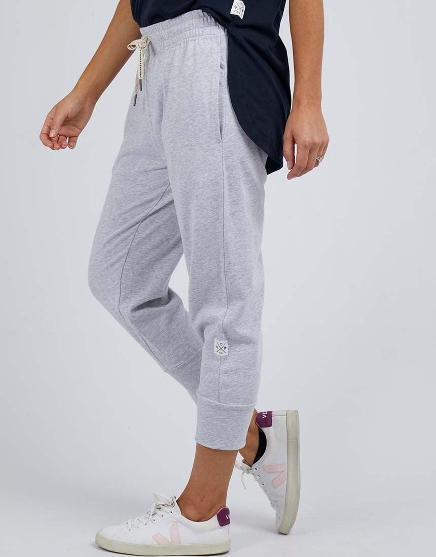 Elm 3/4 Brunch Pants (Grey Marle)
