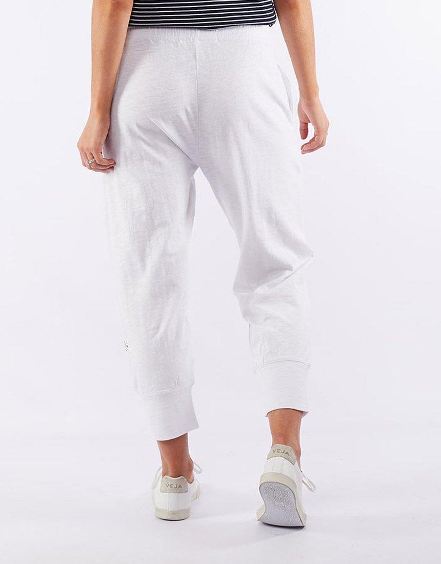 Elm 3/4 Brunch Pants (White)