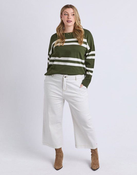 Elm Allison Crew (Deep Depths Stripe)