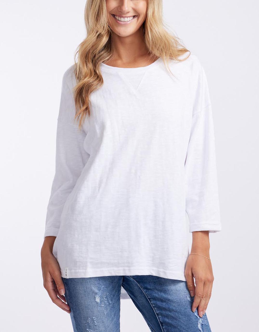 Elm Annie Lightweight Top (White)
