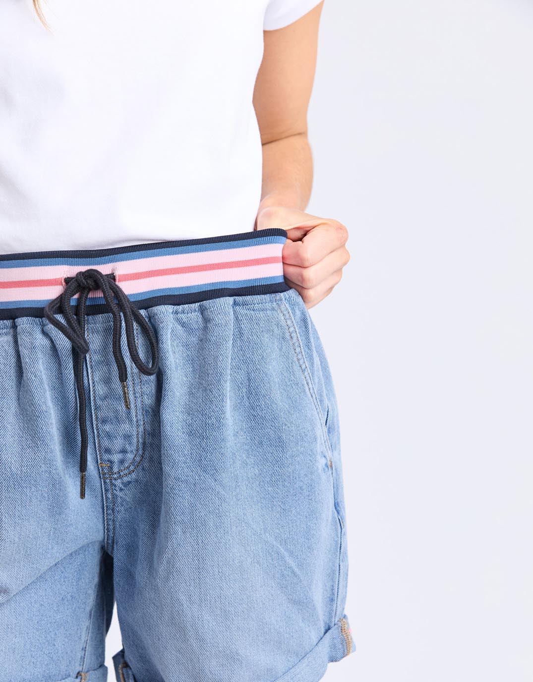 Elm Bodhi Denim Short (Mid Blue Wash)