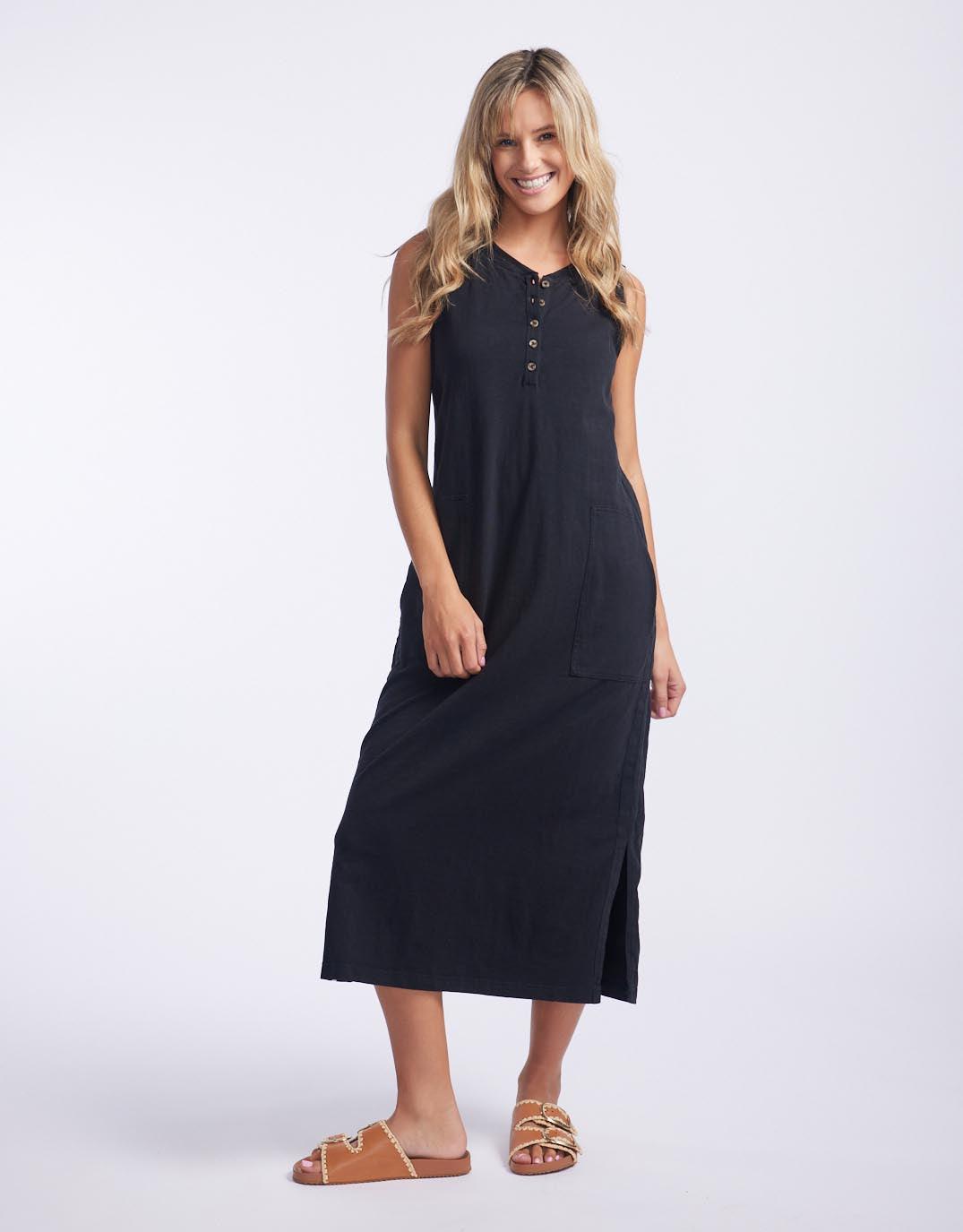 Image of Dresses. Productname: Elysian Dress - in Black colour by brand - Elm