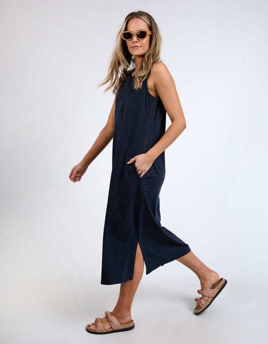 Elysian Dress - (Navy)
