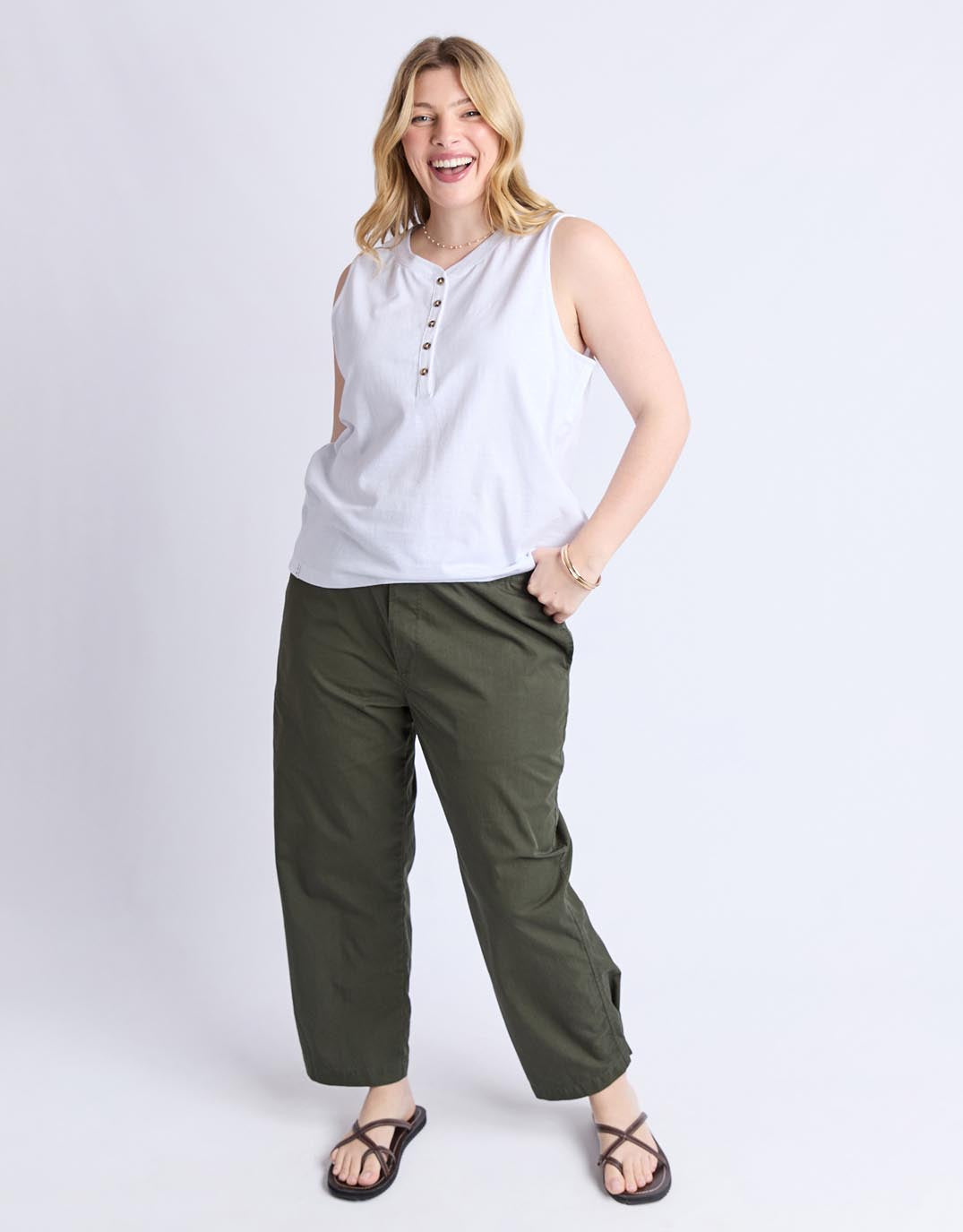 Elm Elysian Tank (White)