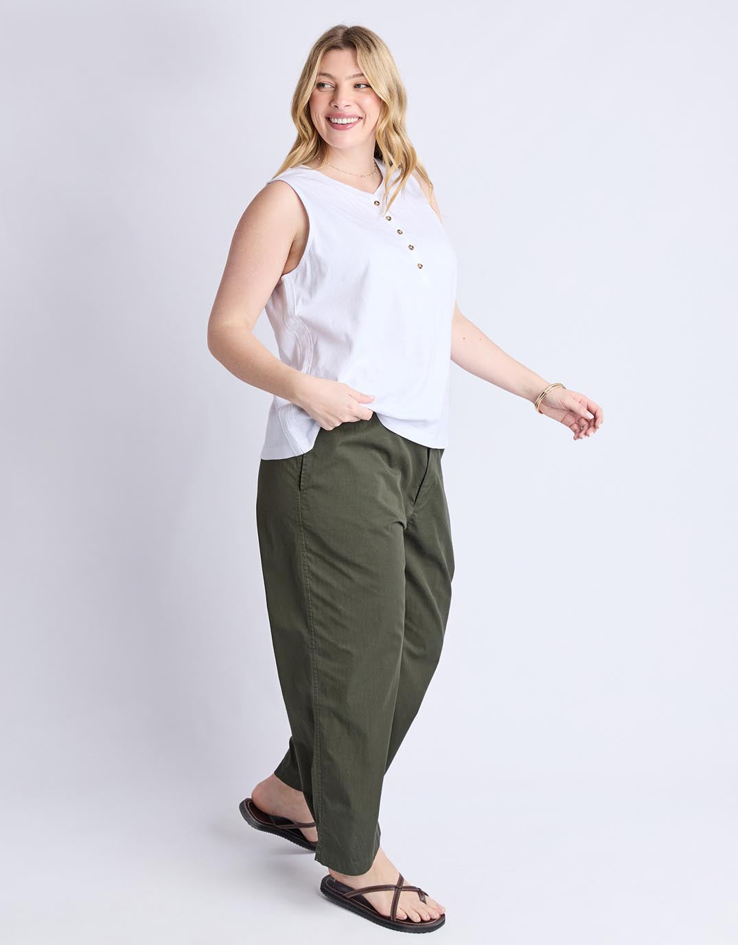 Elm Elysian Tank (White)
