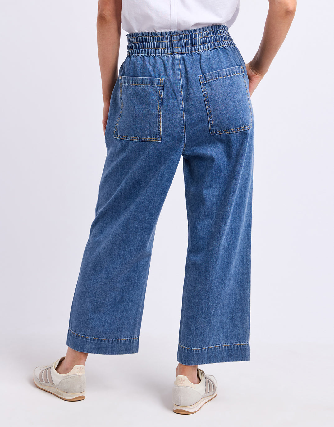 Elm Greta Slim Leg Pant (Blue)